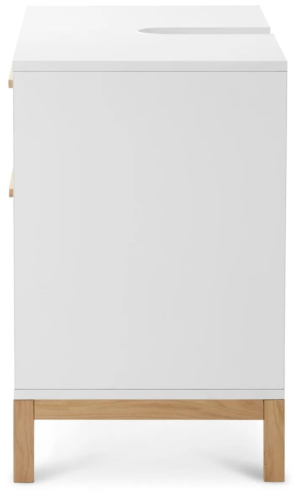 Skrinka pod umývadlo »Eklund« s 2 zásuvkami, biela