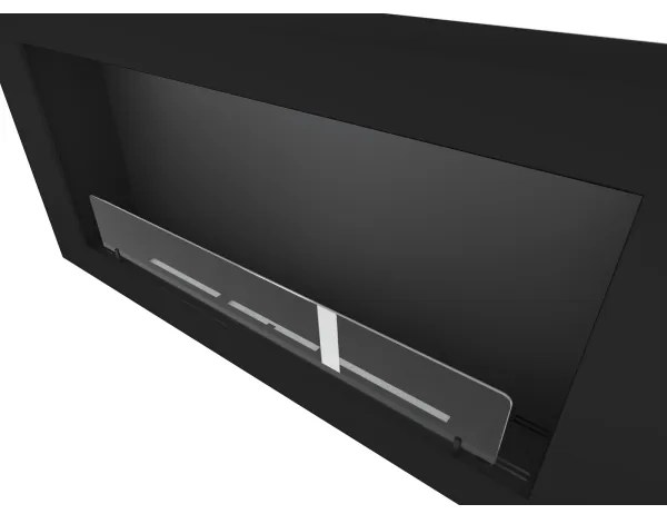 InFire - Nástenný BIO krb 120x56 cm čierna