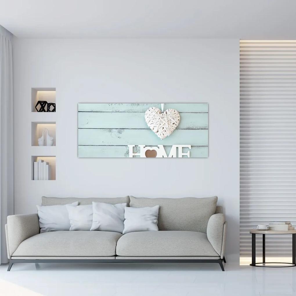 Obraz - I love home (120x50 cm)