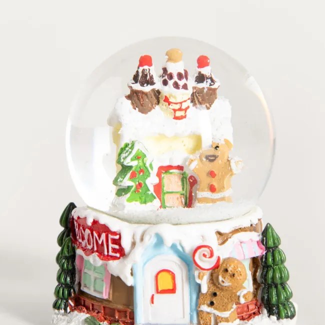 Vianočná dekorácia RONIE snehová guľa 755194