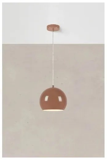 Markslöjd 108990 - Závesné svietidlo na lanku POP 1xGU10/7W/230V priemer 20 cm hnedé