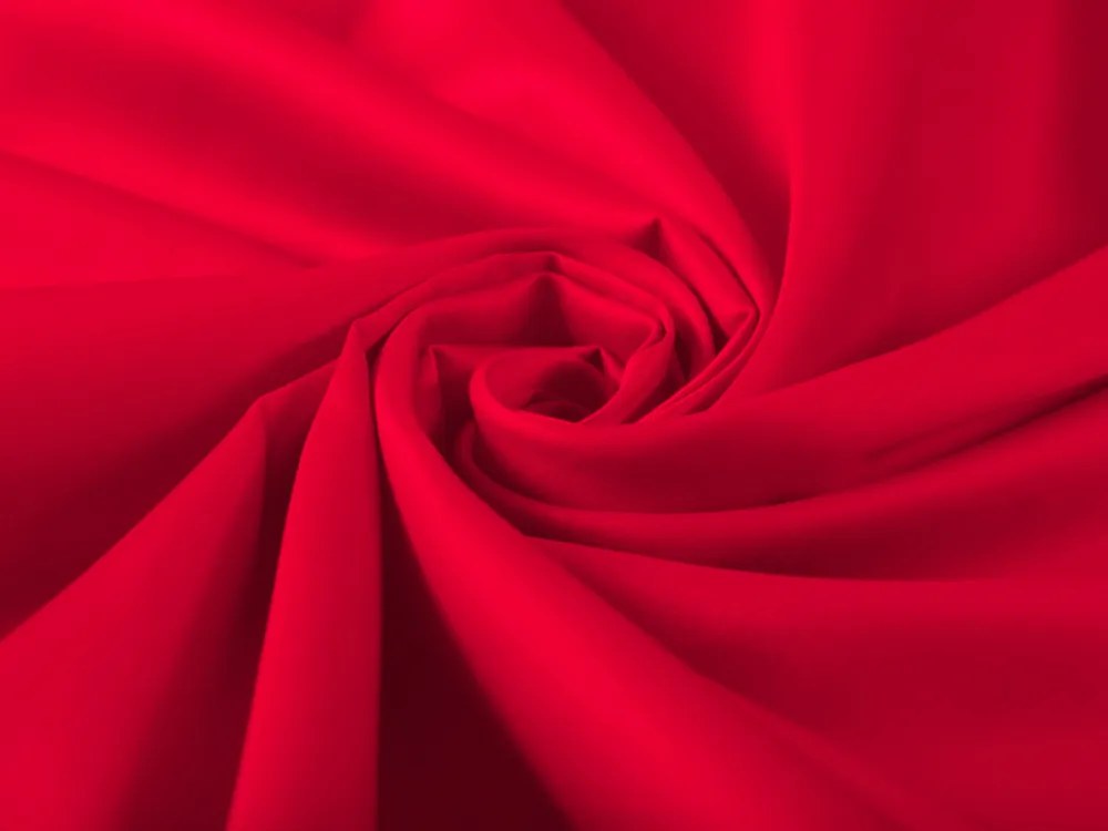 Biante Bavlnená saténová obliečka na vankúš s lemom ST-010 Sýto červená 40 x 60 cm