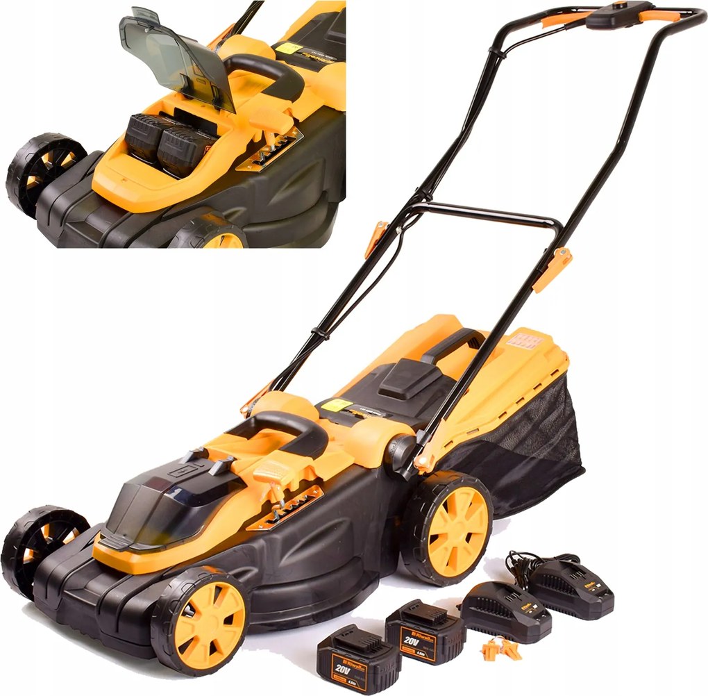 Riwall Akumulátorová kosačka na trávu Ralm 3820 Set