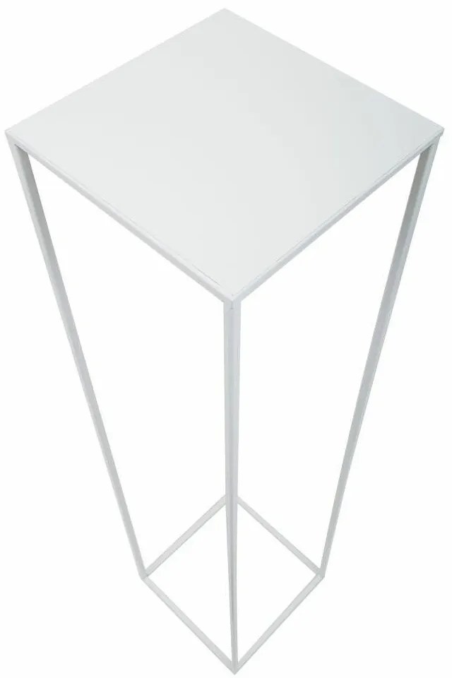 STOJAN NA KVETINÁČ SIMPLE 130X24X24 CM BIELA