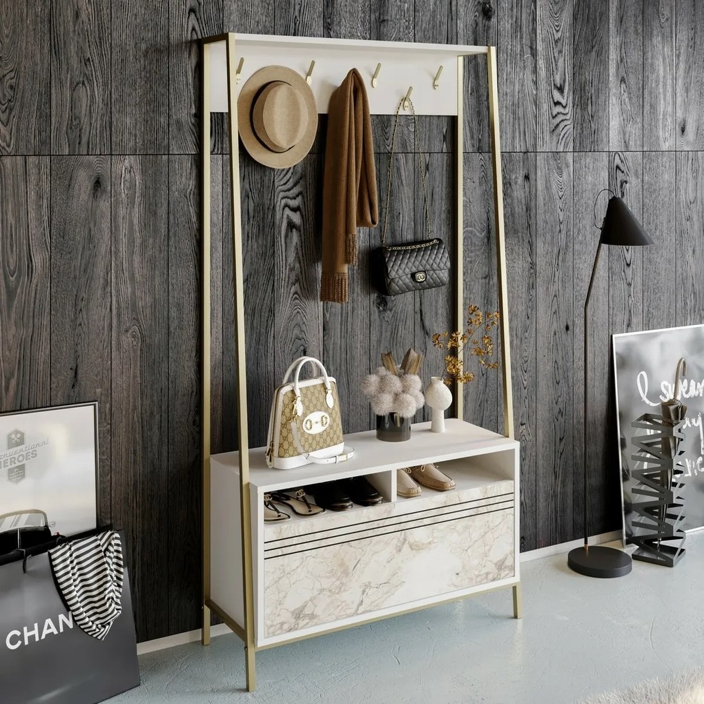 Vešiak s botníkom Devin White