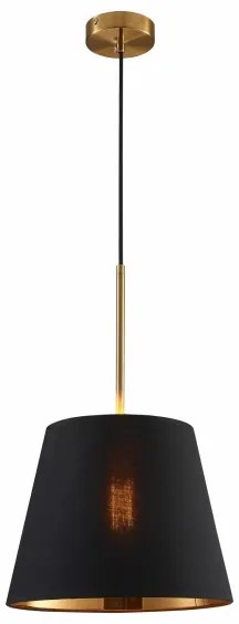 Luster na lanku ELENA 1xE27/20W/230V čierna