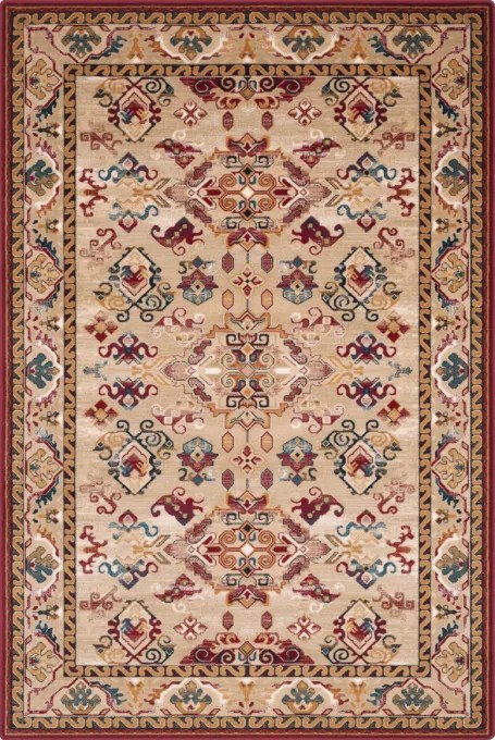 Koberec Agnella Isfahan Meka tmavobéžový