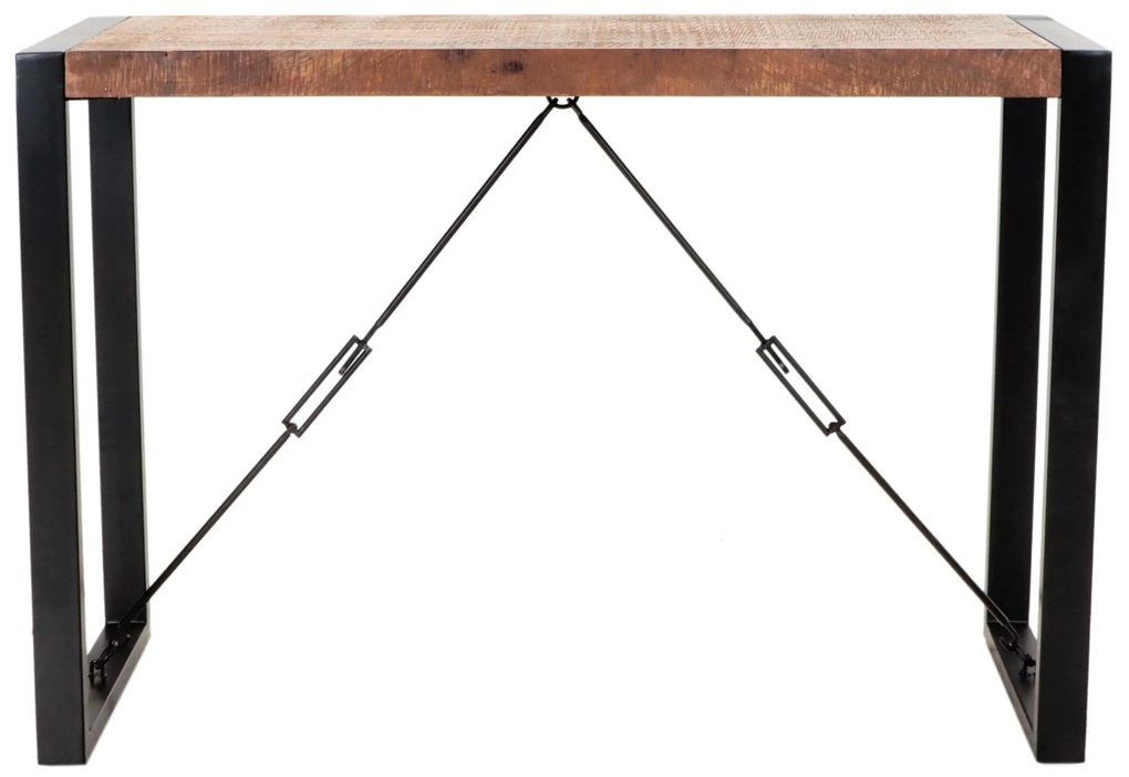 furniture-nabytek.cz - Stolík toaletný z dreva mango a kovu 110x76x40