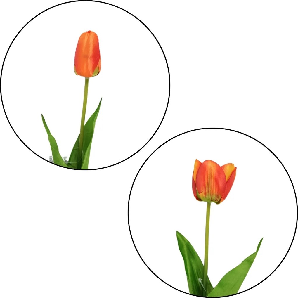 Umelá kvetina TULIP 54 cm - viac farieb Farba: Oranžová