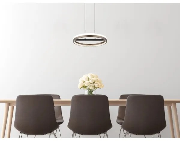 Globo 67179H - LED závesné svietidlo na lanku DELLA LED/40W/230V 3000/4000/6000K priemer 39,7 cm