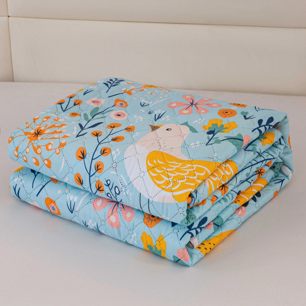 Prehoz na posteľ SPRING TWEET, farebný Rozmer: 170 x 210 cm