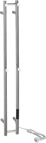 Bemeta Design Elektrický sušiak uterákov PILLAR 2, 1180 mm, tyč, 61W, nerez, lesk - 704153121