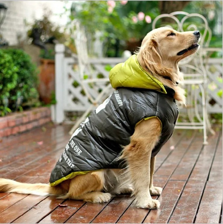 PETOP Zimná bunda pre veľkých psov - hnedá 8XL