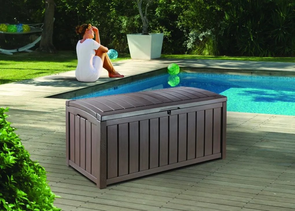 KETER GLENWOOD 390L Záhradný úložný box 128 x 65 x 61 cm, hnedá 17193522