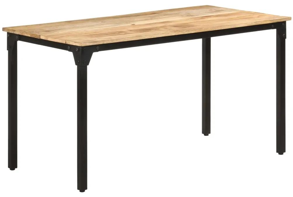 Jedálenský stôl 140x70x76 surové mangové drevo
