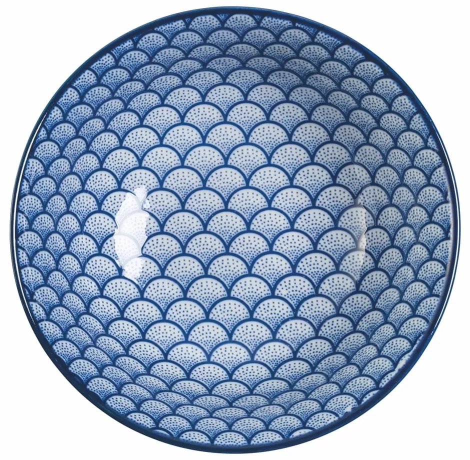 Bielo-modré porcelánové misy v súprave 4 ks ø 14 cm Confusion – Villa d'Este