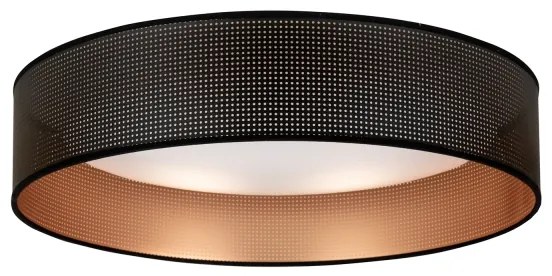 Duolla - LED Stropné svietidlo ROLLER LED/24W/230V pr. 45 cm čierna/medená