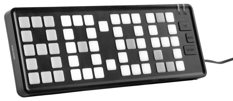 Digitálny budík Keyboard – Karlsson