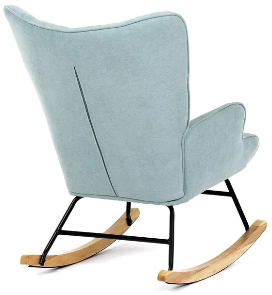 Autronic BONTEC Hojdacie kreslo, modrá, látka, AK-371 BLUE2 Farba: Hnedá