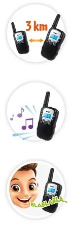 BUKI Vysielačky Walkie Talkie 3 km
