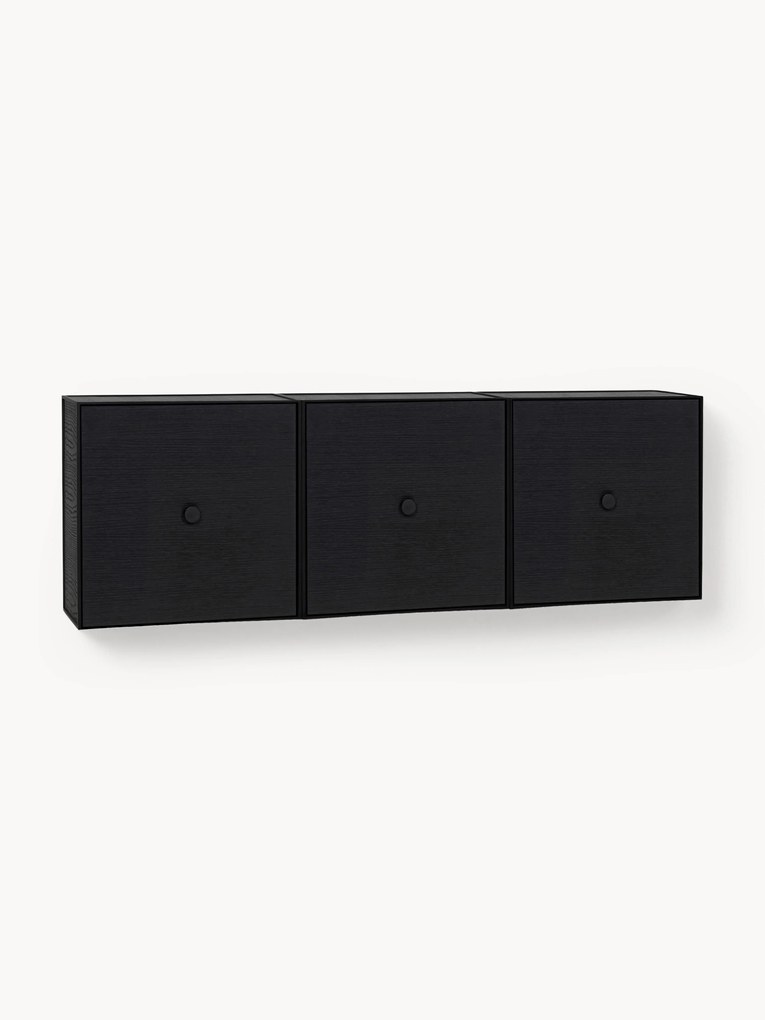 Nástenný konzolový stolík z dreva a kovu Frame