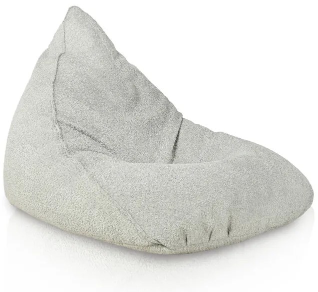 Sedací vak Bermudy svetlo sivý bouclé