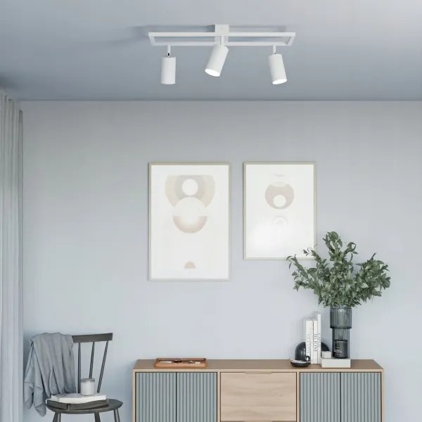 Bodové svietidlo 3xGU10/30W/230V biele