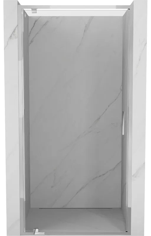 Mexen Exo, 1-krídlové sprchové dvere do otvoru 85 cm, 6mm číre sklo, chrómový profil, 8181-085-000-01-00