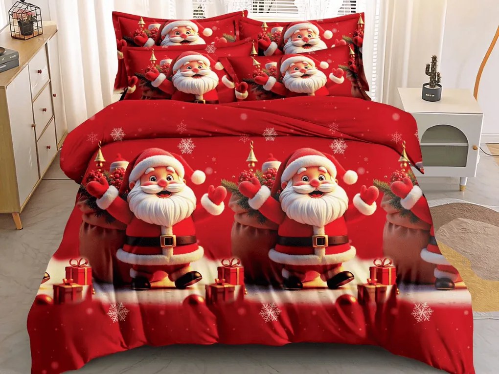 Obliečky z mikrovlákna JOLLYPOP červené Rozmer obliečky: 70 x 80 cm | 140 x 200 cm