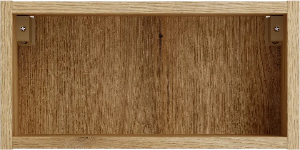 Závěsný horní koupelnový regál UNI 83-40-20 dub coast evoke