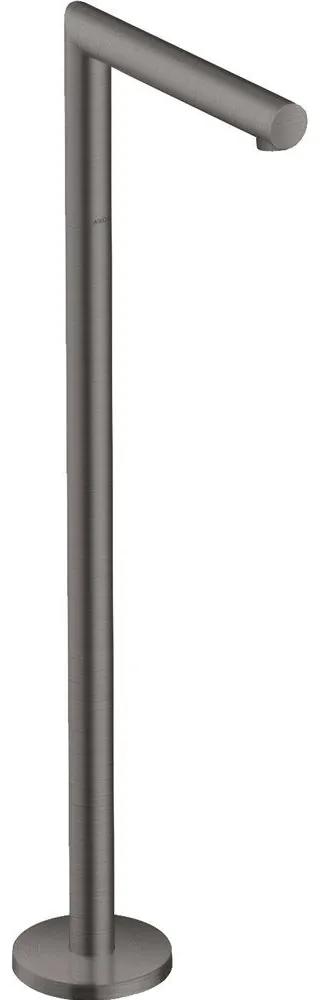 AXOR Uno vaňový výtok rovný, voľne stojaci na podlahe, kartáčovaný čierny chróm, 45412340