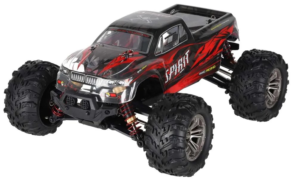 KIK RC auto Q901 Brushless 1:16, 2,4 GHz, 4 kanály, 52 km/h, červené