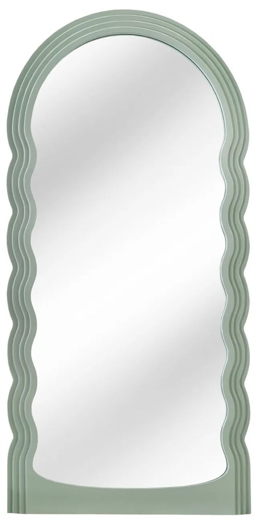 Nástenné zrkadlo Wave 160cm šalvia zelená