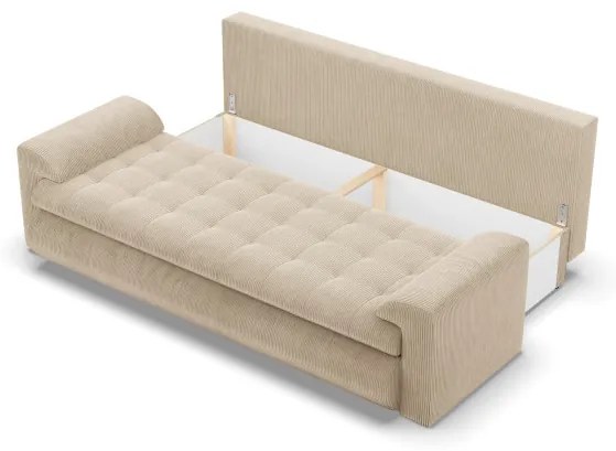 Trojmiestna rozkladacia sedačka FORESTA béžová