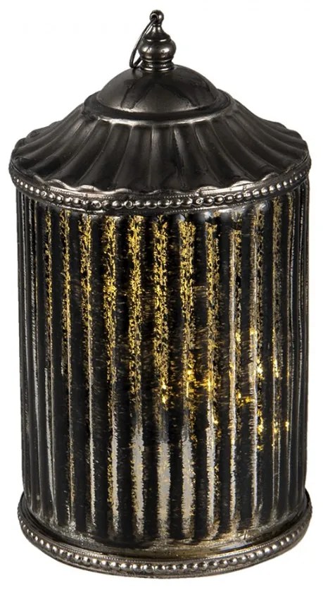 LED boho black & gold svietidlo kov