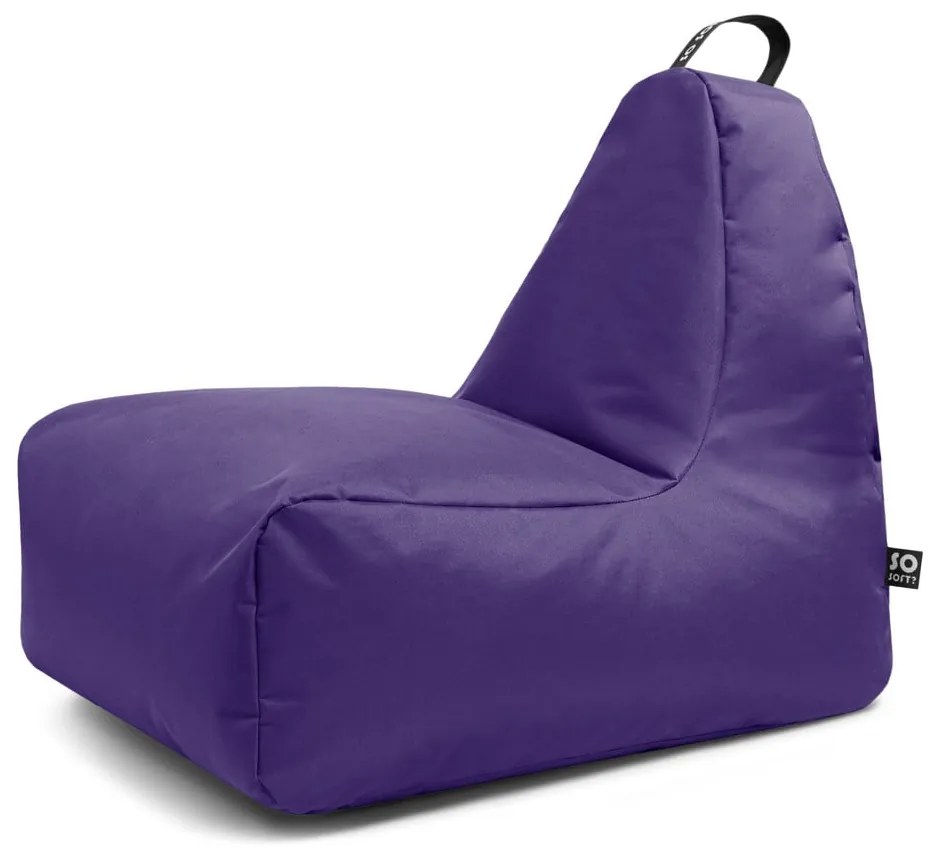 Fialový detský sedací vak Chill M – So Soft?