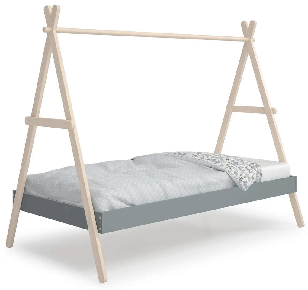 Detská posteľ furta 90 x 200 cm zelená MUZZA
