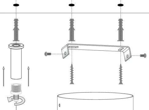 Luster na lanku SILIA 5xG9/12W/230V čierna