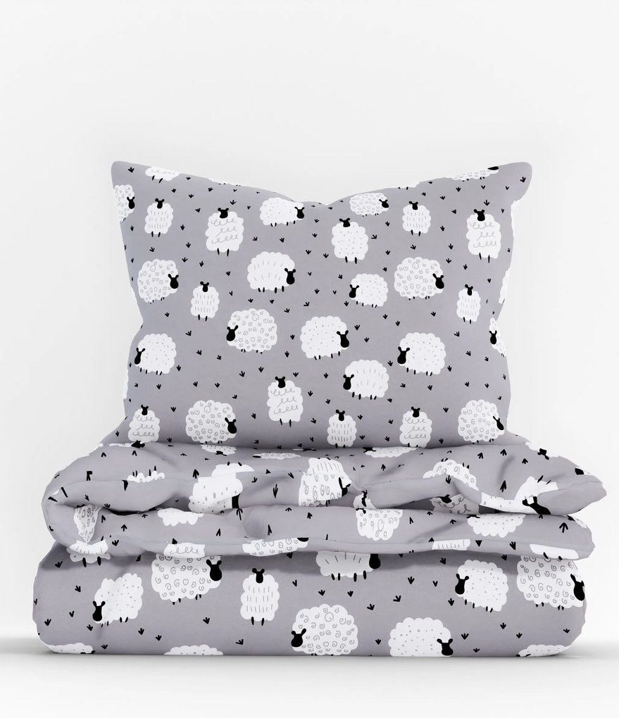 Francúzske bavlnené obliečky Renforcé – Ovečky