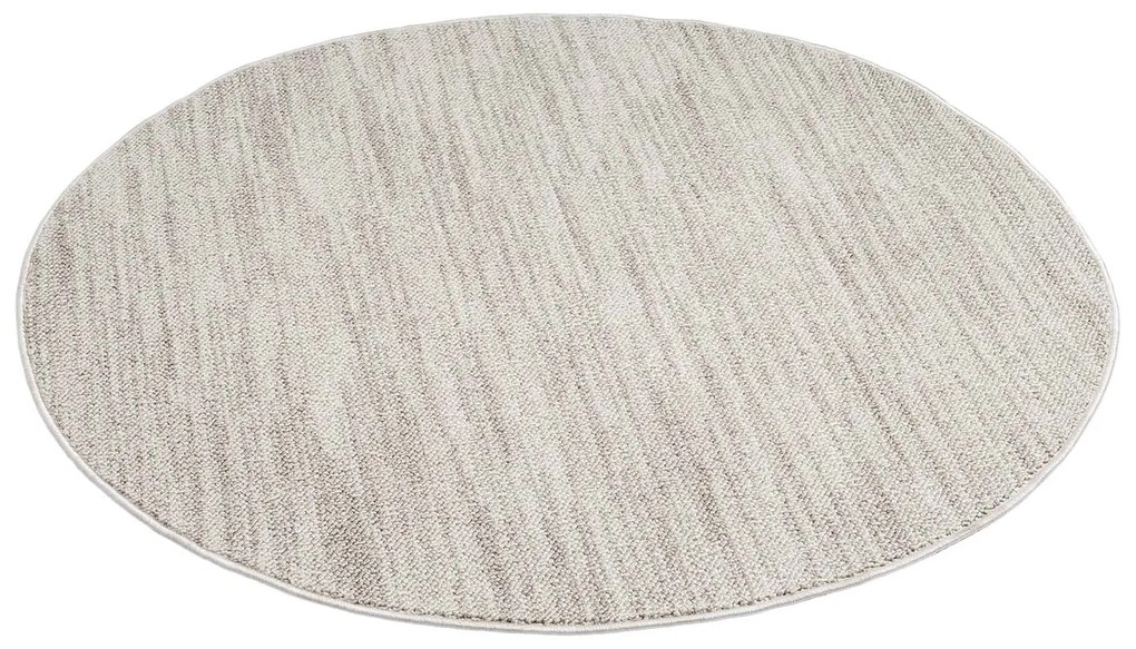 Dekorstudio Vintage okrúhly koberec CLASICO 0052 - sivobéžový Priemer koberca: 160cm