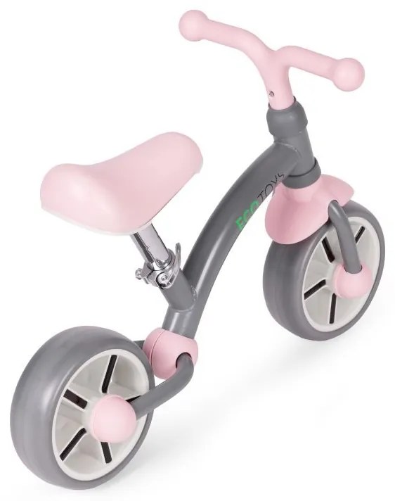 Detské odrážadlo -  bicykel ECOTOYS bielo-zelená