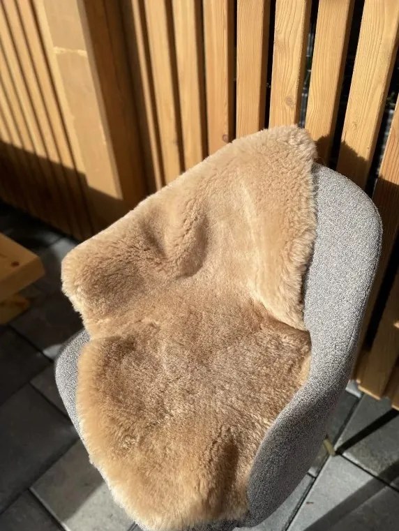 Ovčia kožušina béžová strihaná Kožušina: XXL 130x70 cm