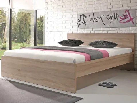 Posteľ Malmö 180x200 cm, dub Sonoma%