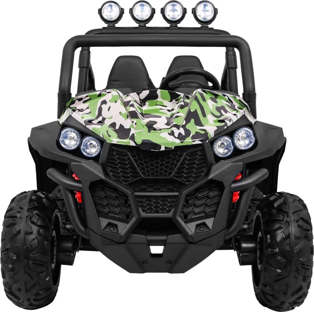 Ramiz Grand Buggy Strong Lift pre deti Moro + pohon 4x4 + diaľkové ovládanie + nosič batožiny + rádio MP3 + LED