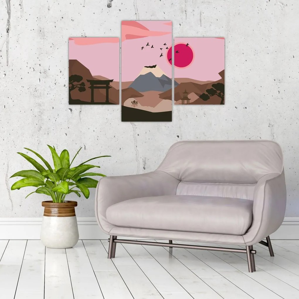 Obraz - Japonsko N⁰2 (90x60 cm)