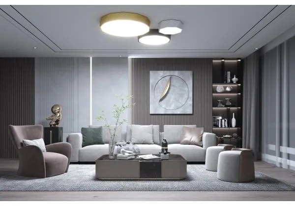 Immax NEO 07132-G80- LED Stropné svietidlo DIAMANTE LED/60W/230V + DO Tuya ZigBee