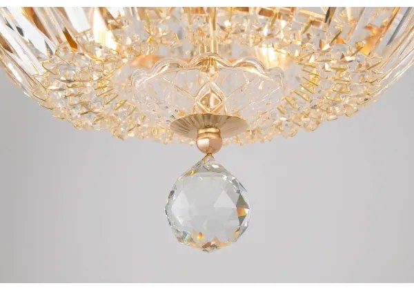 Maytoni DIA100-CL-12-G - Stropné svietidlo BASFOR 12xE14/60W/230V zlatá