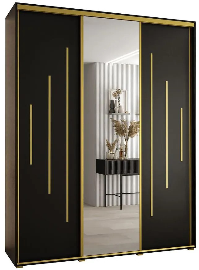 Skriňa 45 Canaris 13 190 čierna/gold