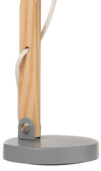 ONLI - Stolná lampa NORA 1xE14/6W/230V šedá