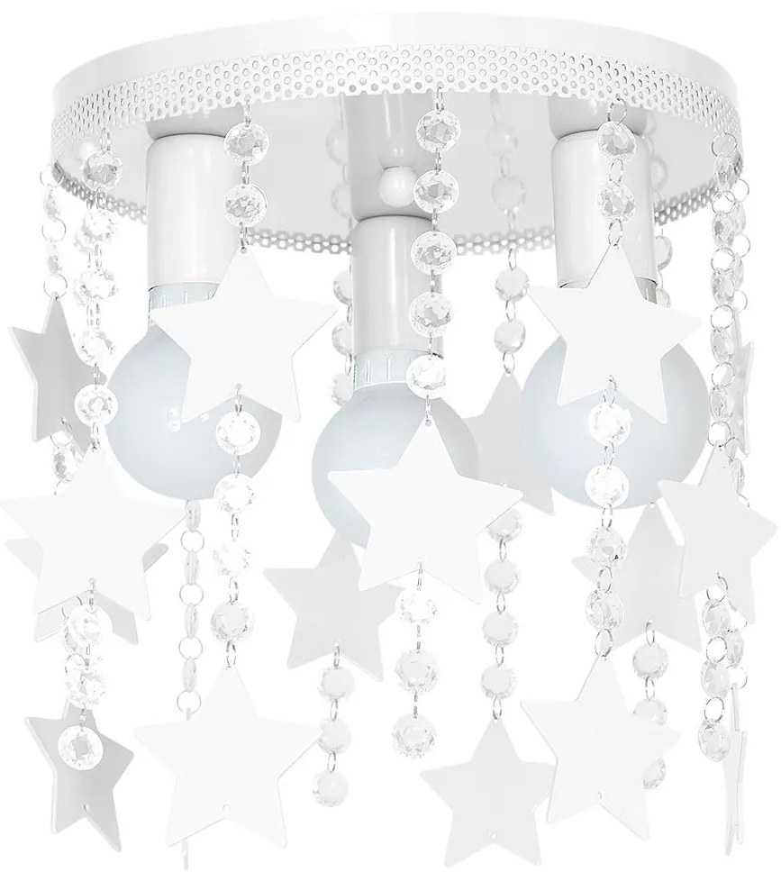 Detské stropné svietidlo ELZA stars 3xE27/60W/230V